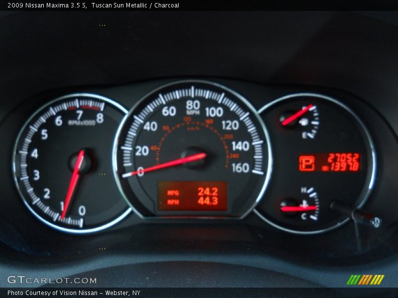 Tuscan Sun Metallic / Charcoal 2009 Nissan Maxima 3.5 S