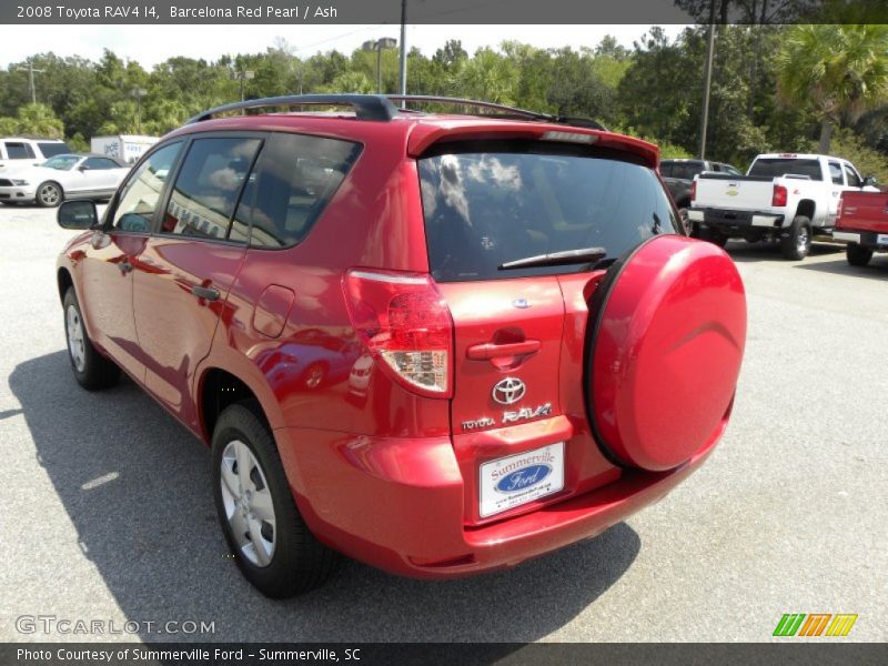 Barcelona Red Pearl / Ash 2008 Toyota RAV4 I4