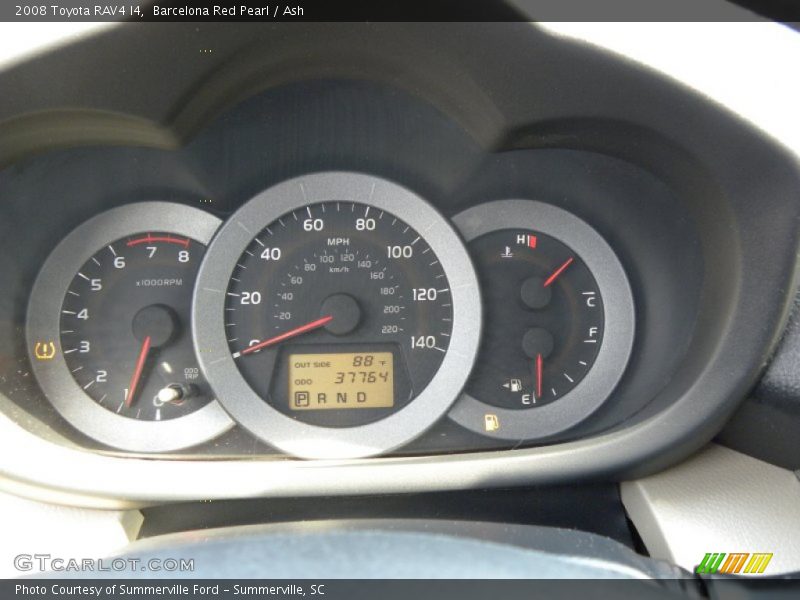 Barcelona Red Pearl / Ash 2008 Toyota RAV4 I4