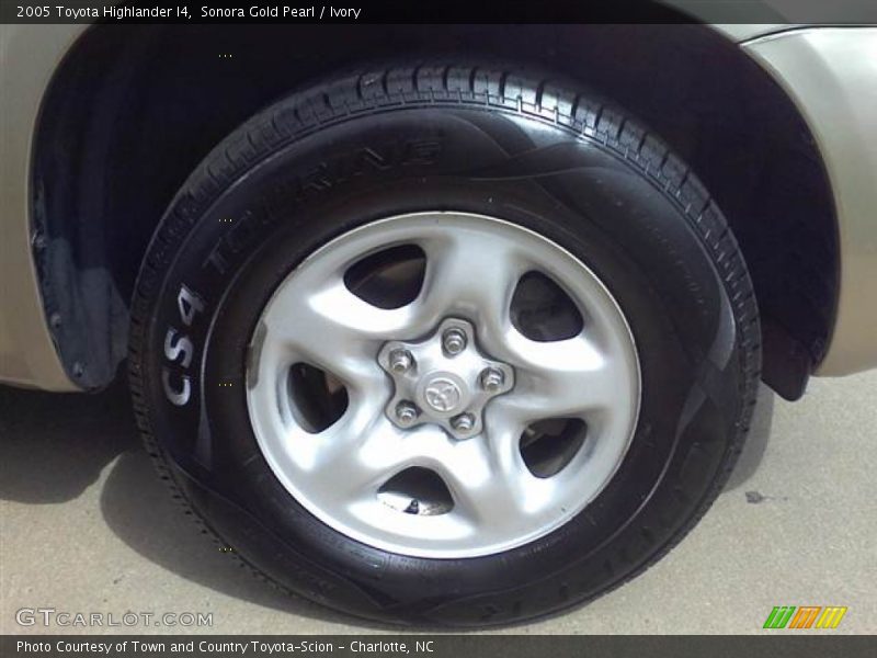 Sonora Gold Pearl / Ivory 2005 Toyota Highlander I4