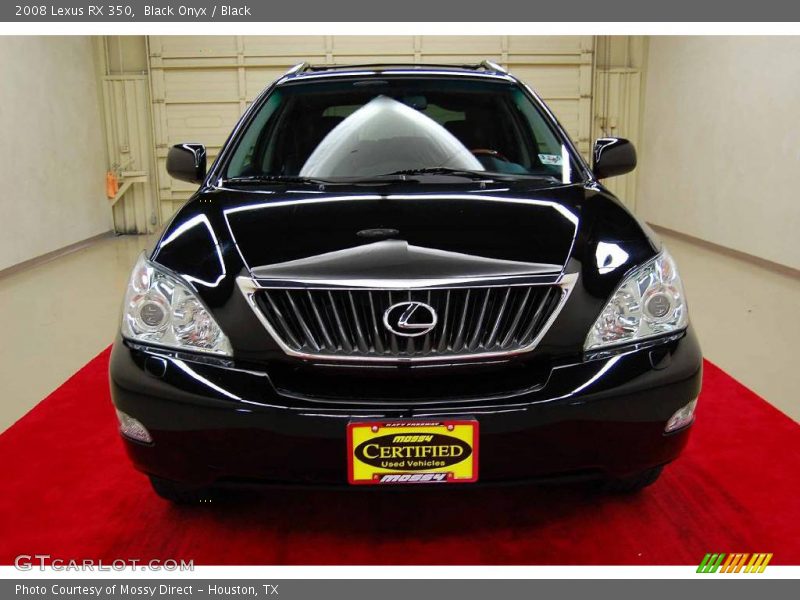 Black Onyx / Black 2008 Lexus RX 350