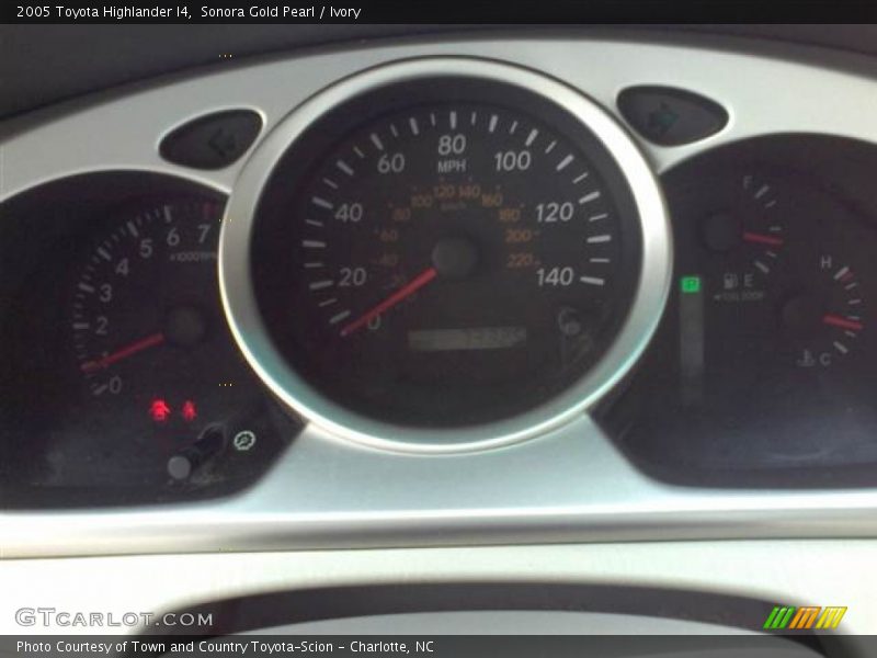 Sonora Gold Pearl / Ivory 2005 Toyota Highlander I4