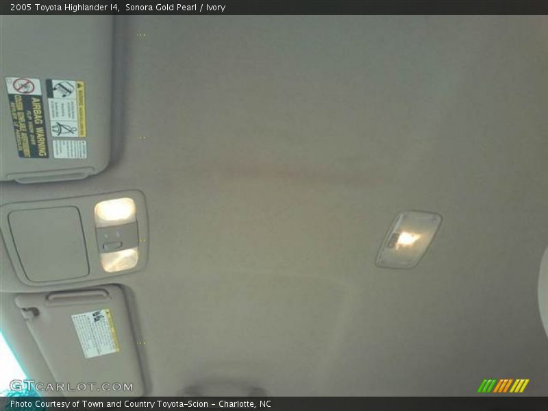 Sonora Gold Pearl / Ivory 2005 Toyota Highlander I4