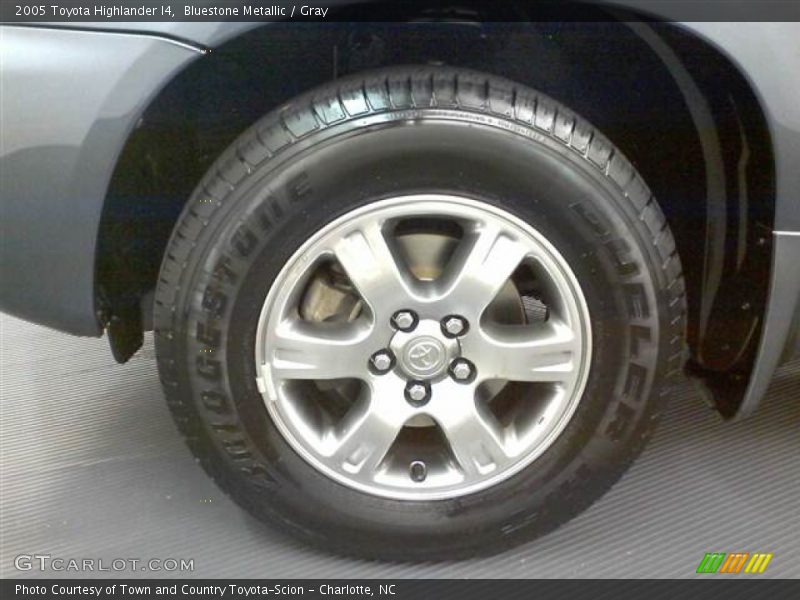 Bluestone Metallic / Gray 2005 Toyota Highlander I4