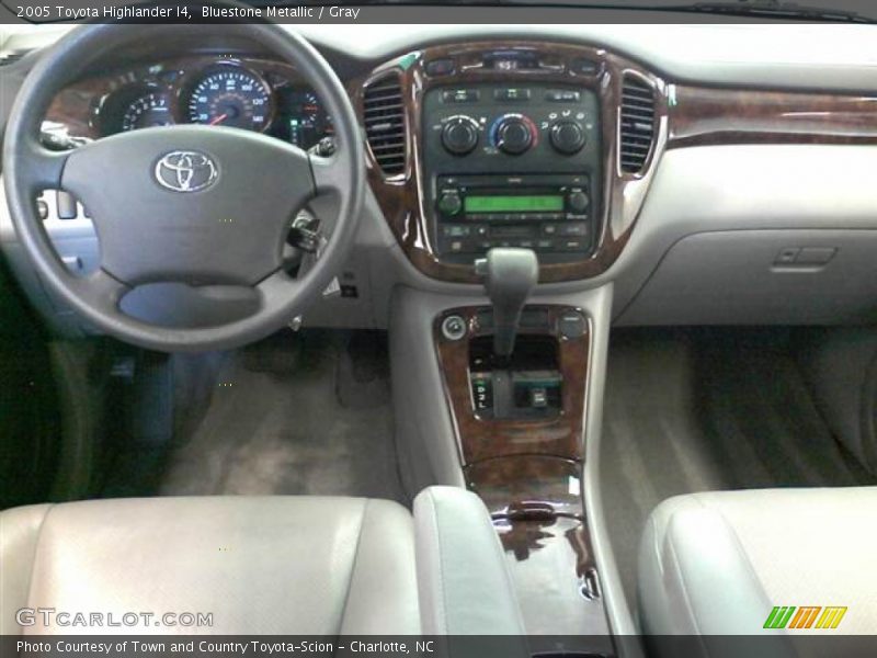 Bluestone Metallic / Gray 2005 Toyota Highlander I4