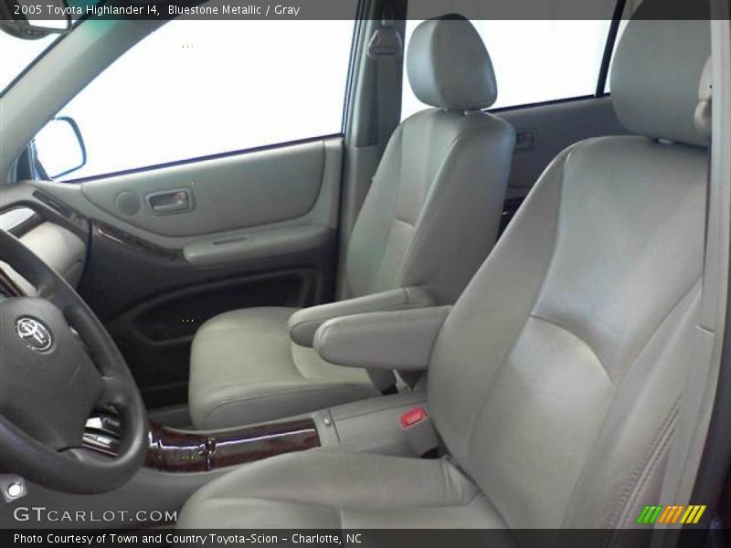 Bluestone Metallic / Gray 2005 Toyota Highlander I4