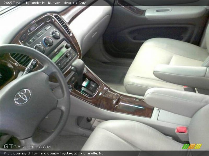 Bluestone Metallic / Gray 2005 Toyota Highlander I4