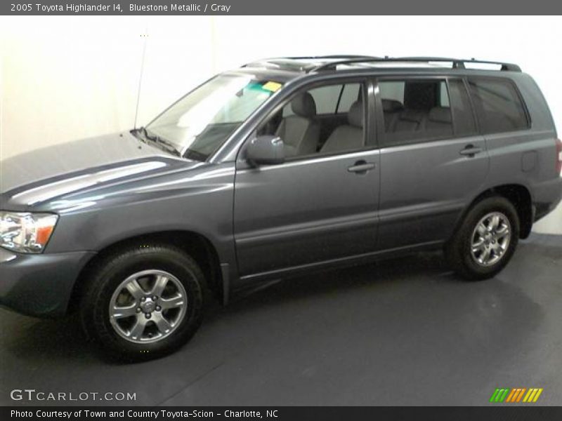 Bluestone Metallic / Gray 2005 Toyota Highlander I4