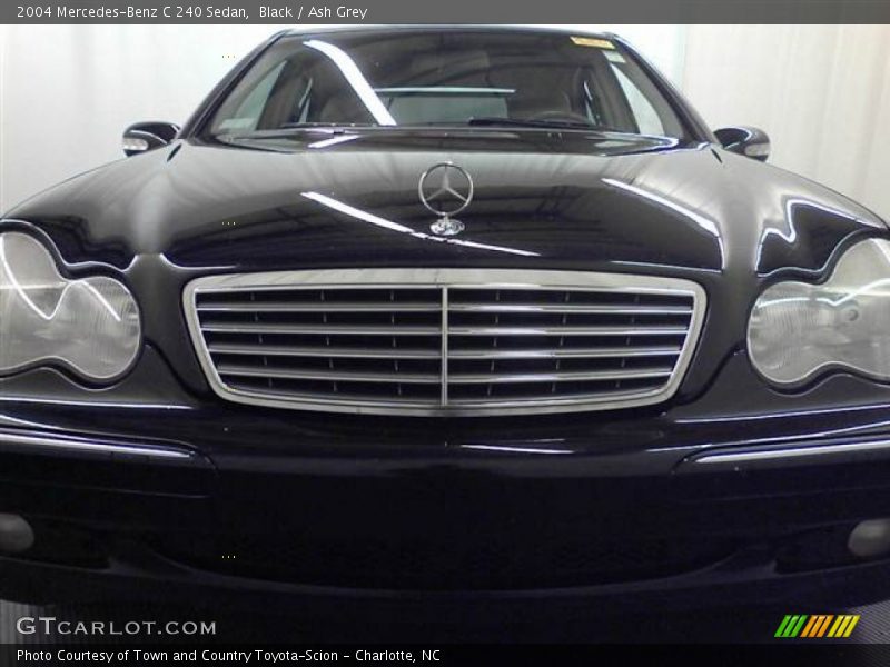 Black / Ash Grey 2004 Mercedes-Benz C 240 Sedan