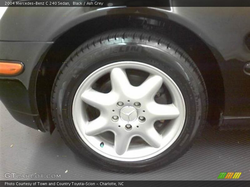 Black / Ash Grey 2004 Mercedes-Benz C 240 Sedan