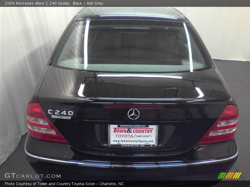 Black / Ash Grey 2004 Mercedes-Benz C 240 Sedan