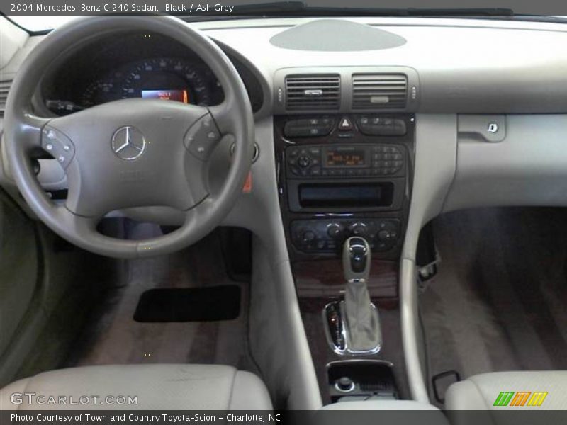 Black / Ash Grey 2004 Mercedes-Benz C 240 Sedan