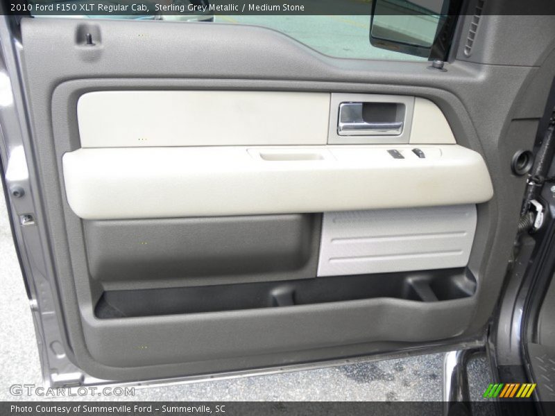 Sterling Grey Metallic / Medium Stone 2010 Ford F150 XLT Regular Cab