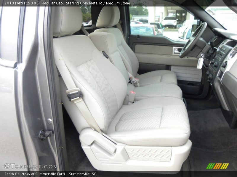 Sterling Grey Metallic / Medium Stone 2010 Ford F150 XLT Regular Cab