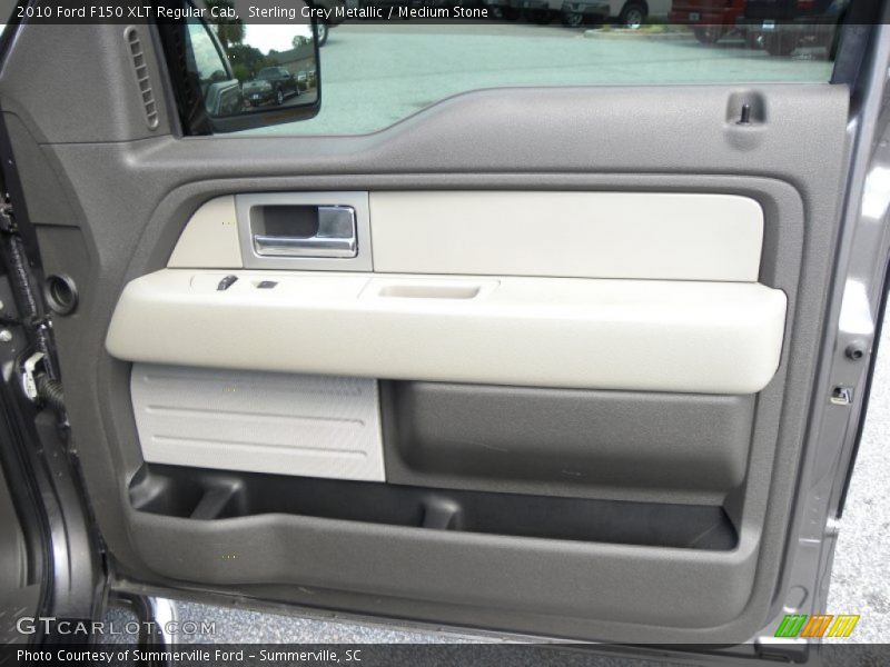 Sterling Grey Metallic / Medium Stone 2010 Ford F150 XLT Regular Cab