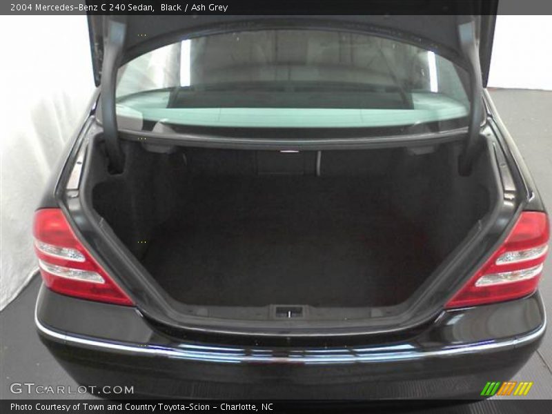 Black / Ash Grey 2004 Mercedes-Benz C 240 Sedan