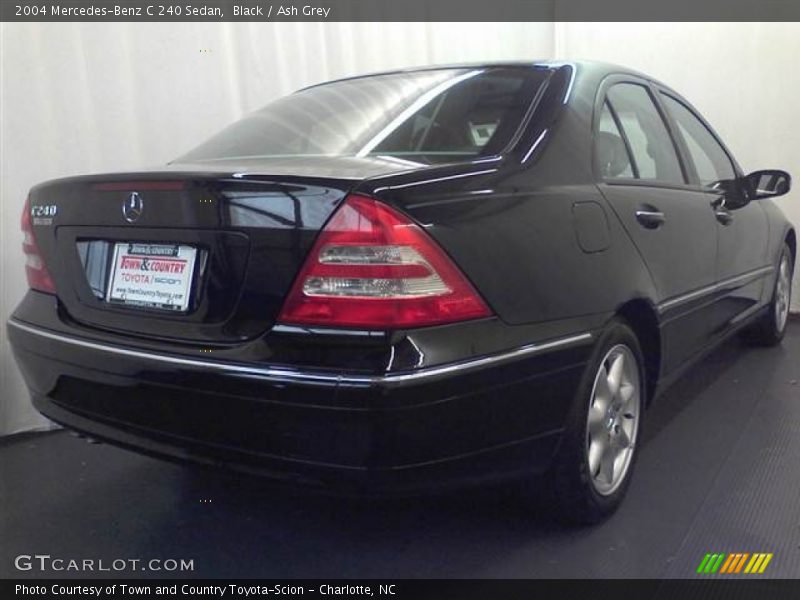 Black / Ash Grey 2004 Mercedes-Benz C 240 Sedan