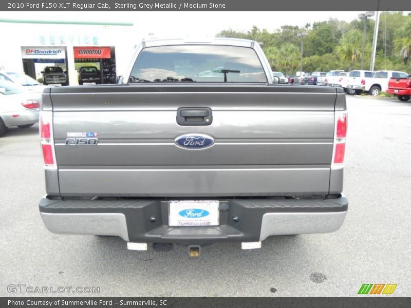 Sterling Grey Metallic / Medium Stone 2010 Ford F150 XLT Regular Cab