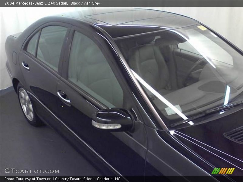 Black / Ash Grey 2004 Mercedes-Benz C 240 Sedan