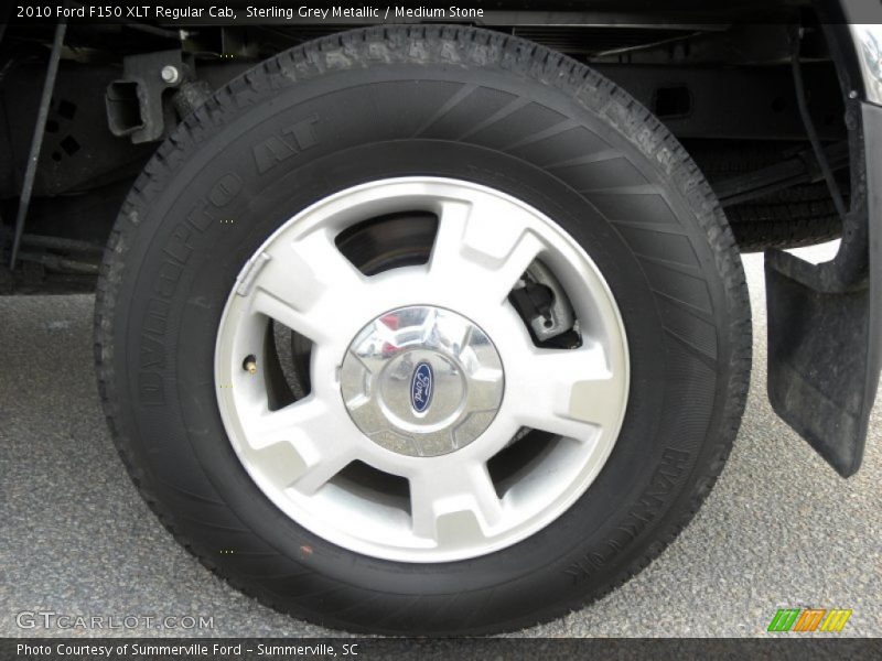 Sterling Grey Metallic / Medium Stone 2010 Ford F150 XLT Regular Cab