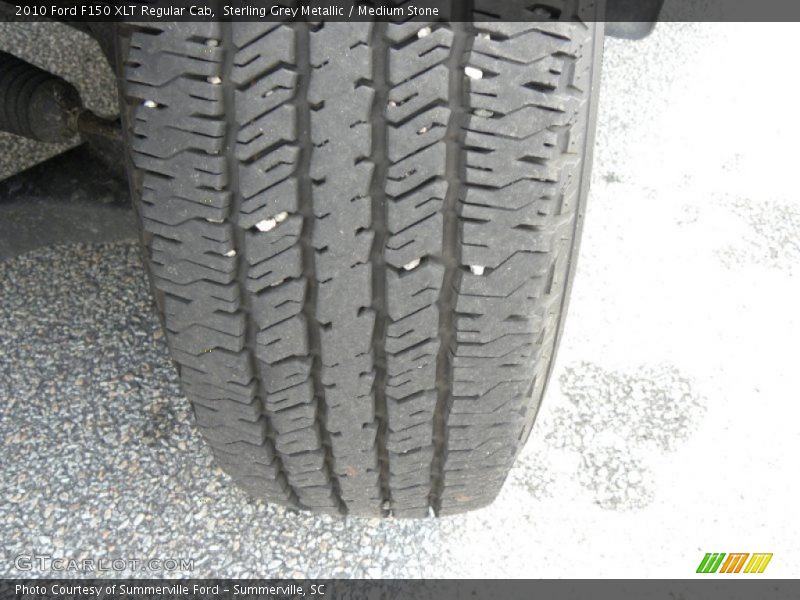 Sterling Grey Metallic / Medium Stone 2010 Ford F150 XLT Regular Cab