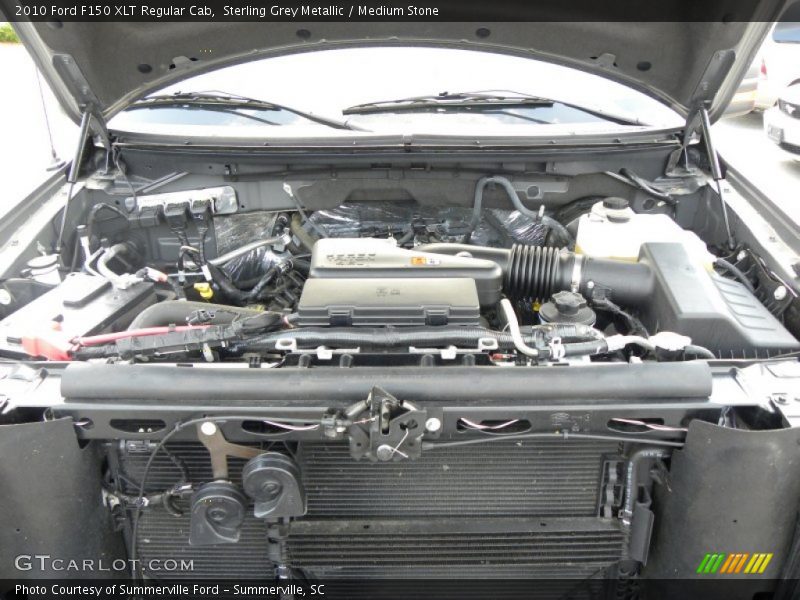 Sterling Grey Metallic / Medium Stone 2010 Ford F150 XLT Regular Cab