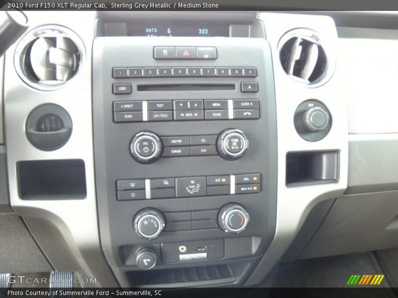 Sterling Grey Metallic / Medium Stone 2010 Ford F150 XLT Regular Cab