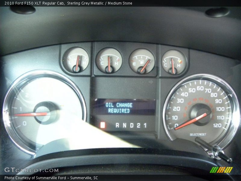 Sterling Grey Metallic / Medium Stone 2010 Ford F150 XLT Regular Cab