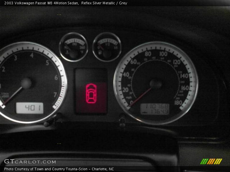 Reflex Silver Metallic / Grey 2003 Volkswagen Passat W8 4Motion Sedan