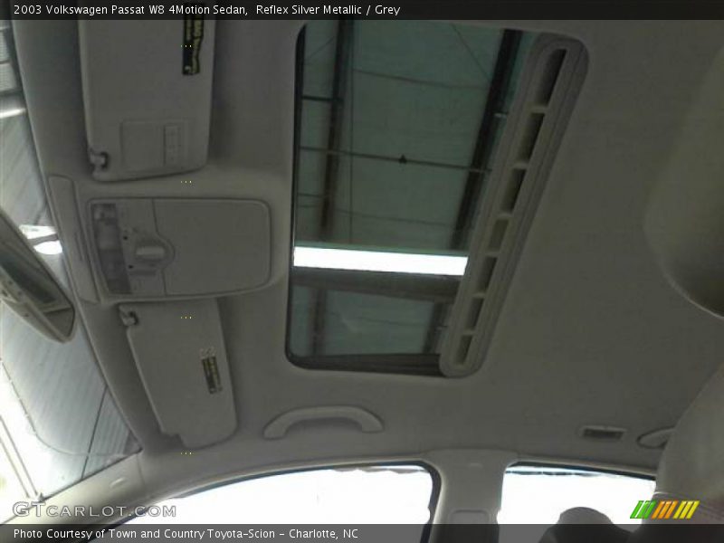 Reflex Silver Metallic / Grey 2003 Volkswagen Passat W8 4Motion Sedan