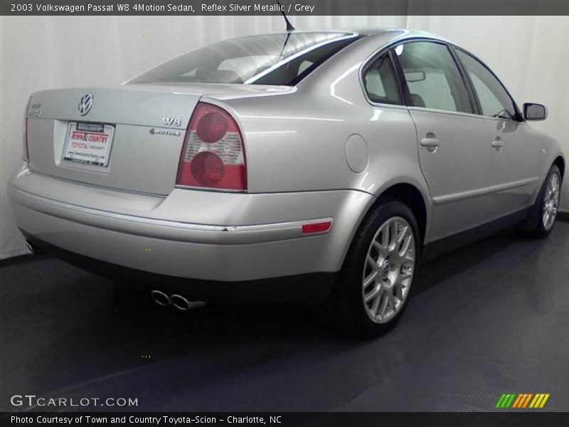 Reflex Silver Metallic / Grey 2003 Volkswagen Passat W8 4Motion Sedan