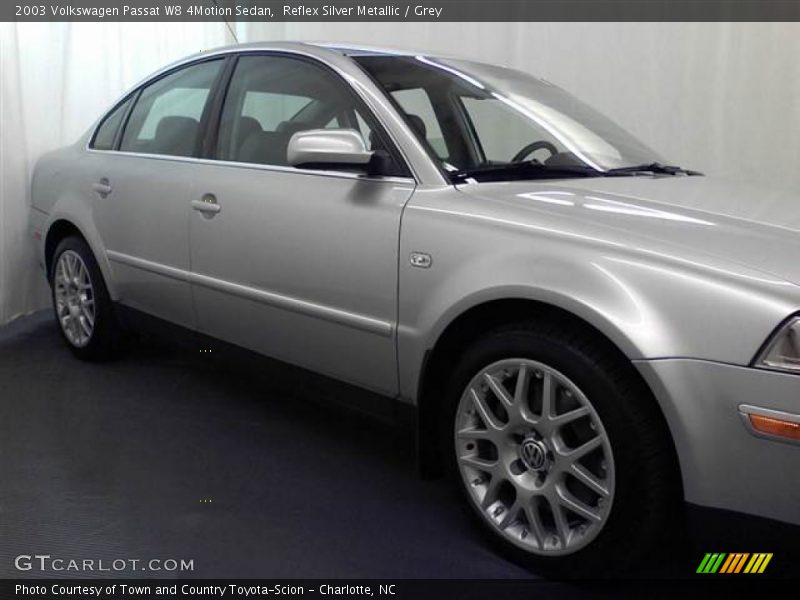 Reflex Silver Metallic / Grey 2003 Volkswagen Passat W8 4Motion Sedan