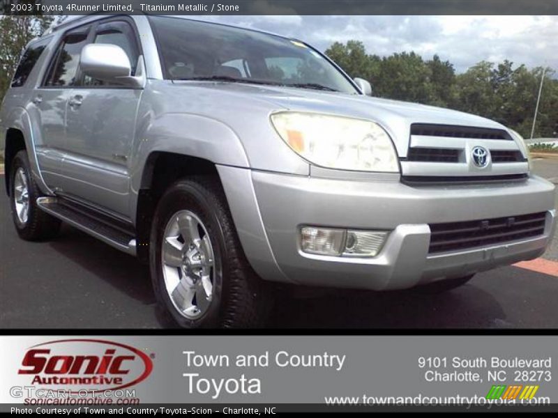 Titanium Metallic / Stone 2003 Toyota 4Runner Limited