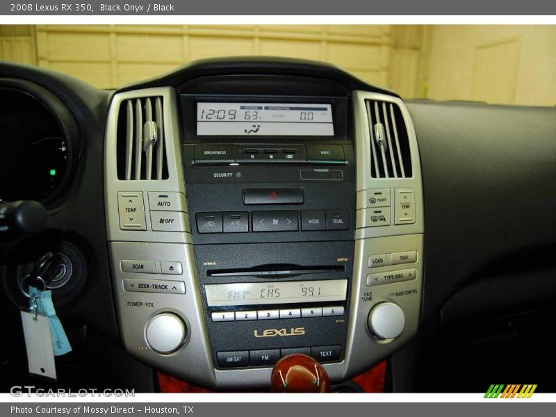 Black Onyx / Black 2008 Lexus RX 350
