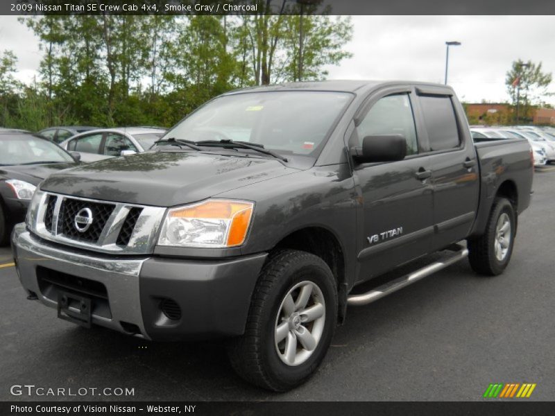 Smoke Gray / Charcoal 2009 Nissan Titan SE Crew Cab 4x4