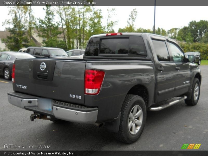 Smoke Gray / Charcoal 2009 Nissan Titan SE Crew Cab 4x4