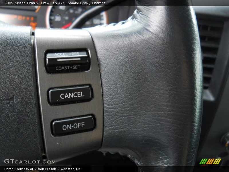 Smoke Gray / Charcoal 2009 Nissan Titan SE Crew Cab 4x4