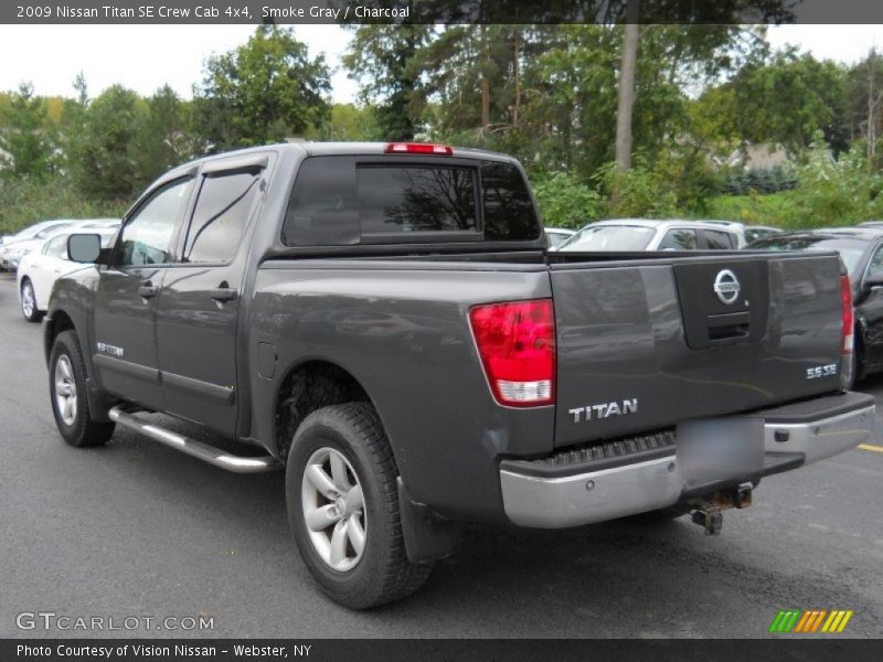 Smoke Gray / Charcoal 2009 Nissan Titan SE Crew Cab 4x4