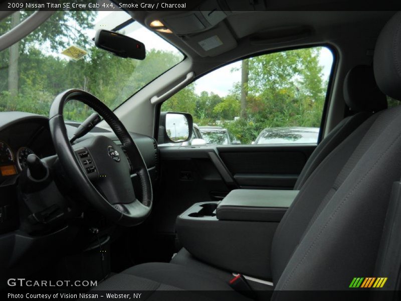 Smoke Gray / Charcoal 2009 Nissan Titan SE Crew Cab 4x4