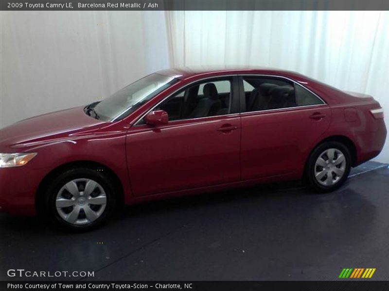 Barcelona Red Metallic / Ash 2009 Toyota Camry LE