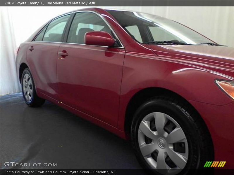 Barcelona Red Metallic / Ash 2009 Toyota Camry LE