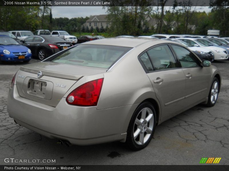 Spirited Bronze Pearl / Cafe Latte 2006 Nissan Maxima 3.5 SE