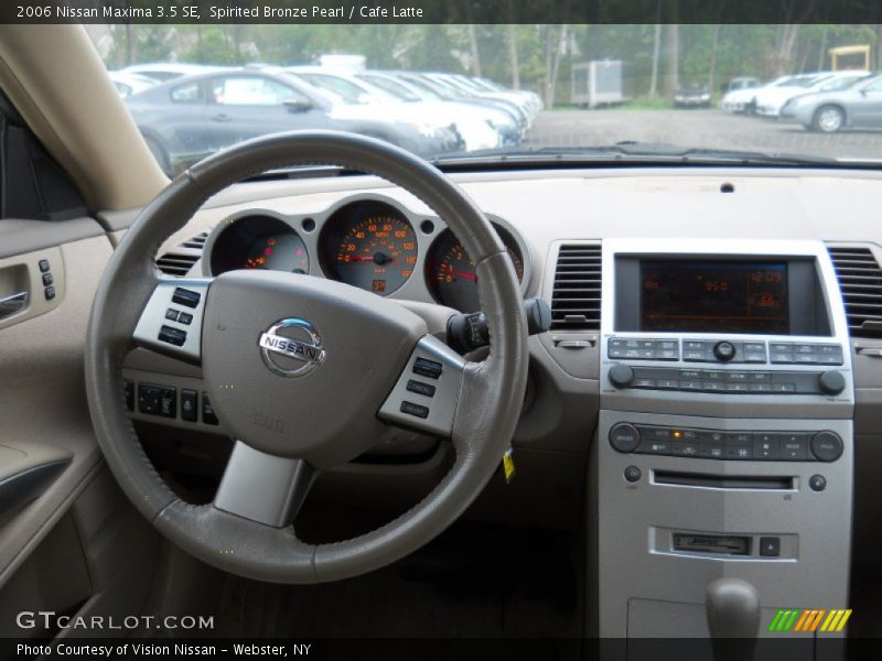 Spirited Bronze Pearl / Cafe Latte 2006 Nissan Maxima 3.5 SE