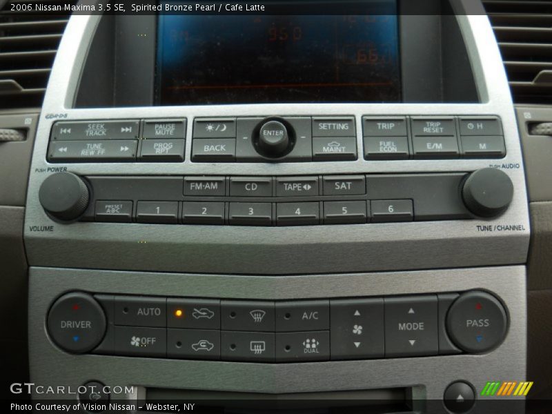Spirited Bronze Pearl / Cafe Latte 2006 Nissan Maxima 3.5 SE