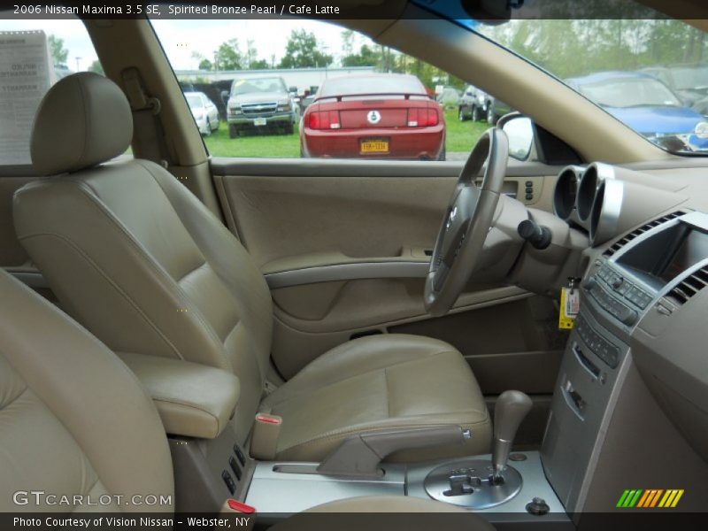 Spirited Bronze Pearl / Cafe Latte 2006 Nissan Maxima 3.5 SE