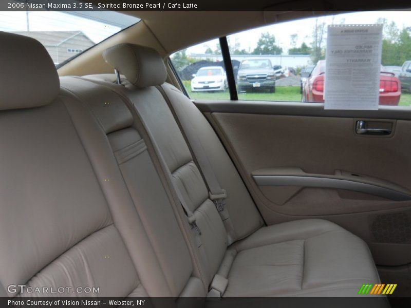 Spirited Bronze Pearl / Cafe Latte 2006 Nissan Maxima 3.5 SE