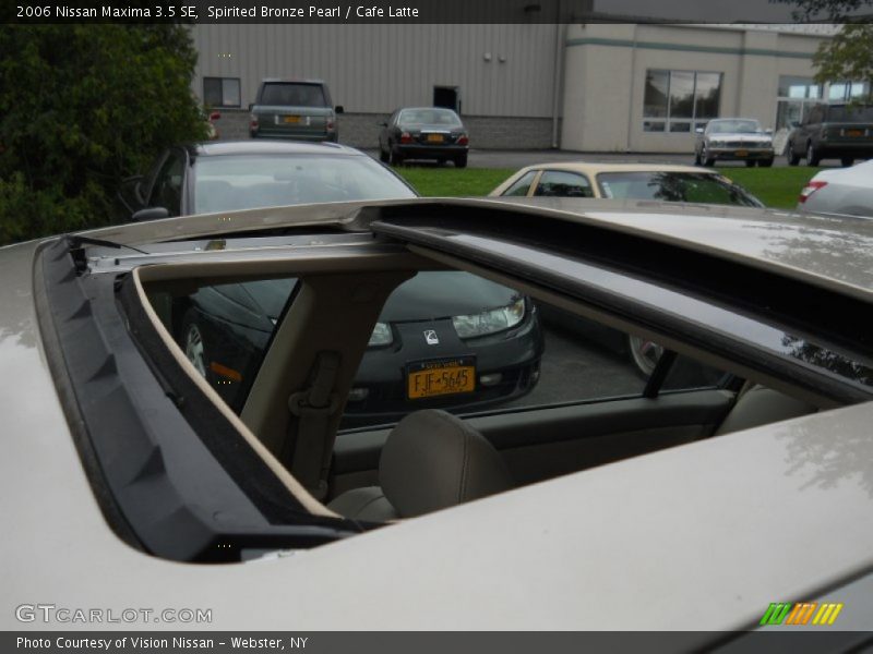 Spirited Bronze Pearl / Cafe Latte 2006 Nissan Maxima 3.5 SE