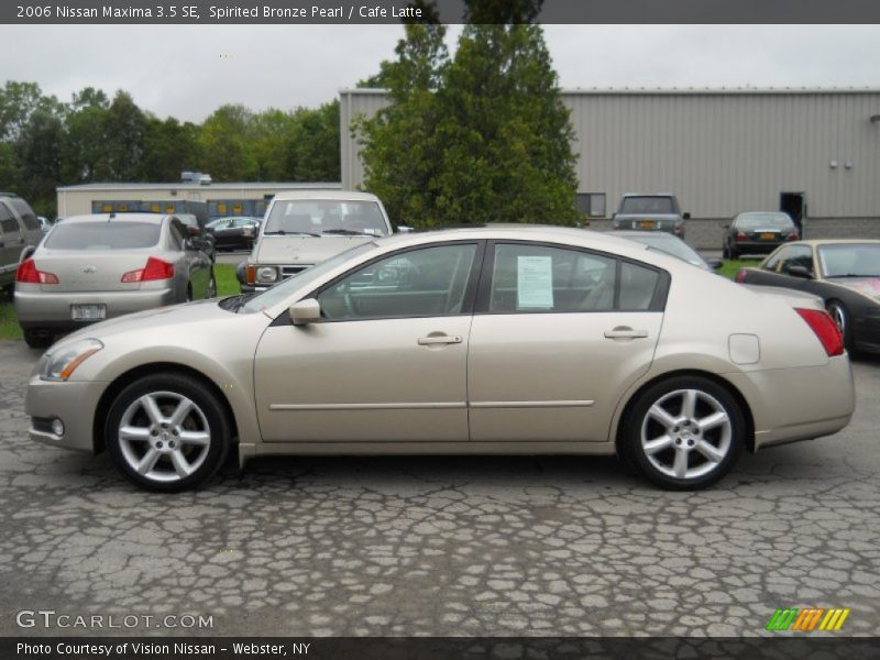 Spirited Bronze Pearl / Cafe Latte 2006 Nissan Maxima 3.5 SE