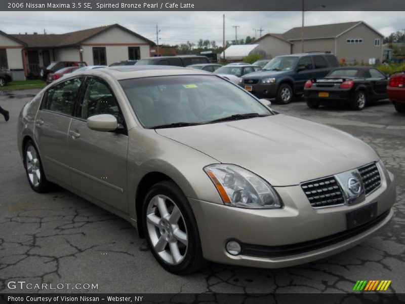 Spirited Bronze Pearl / Cafe Latte 2006 Nissan Maxima 3.5 SE