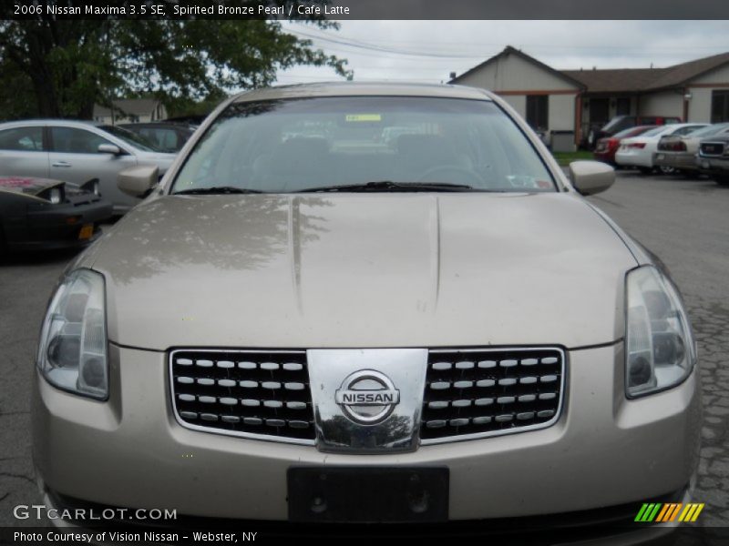 Spirited Bronze Pearl / Cafe Latte 2006 Nissan Maxima 3.5 SE